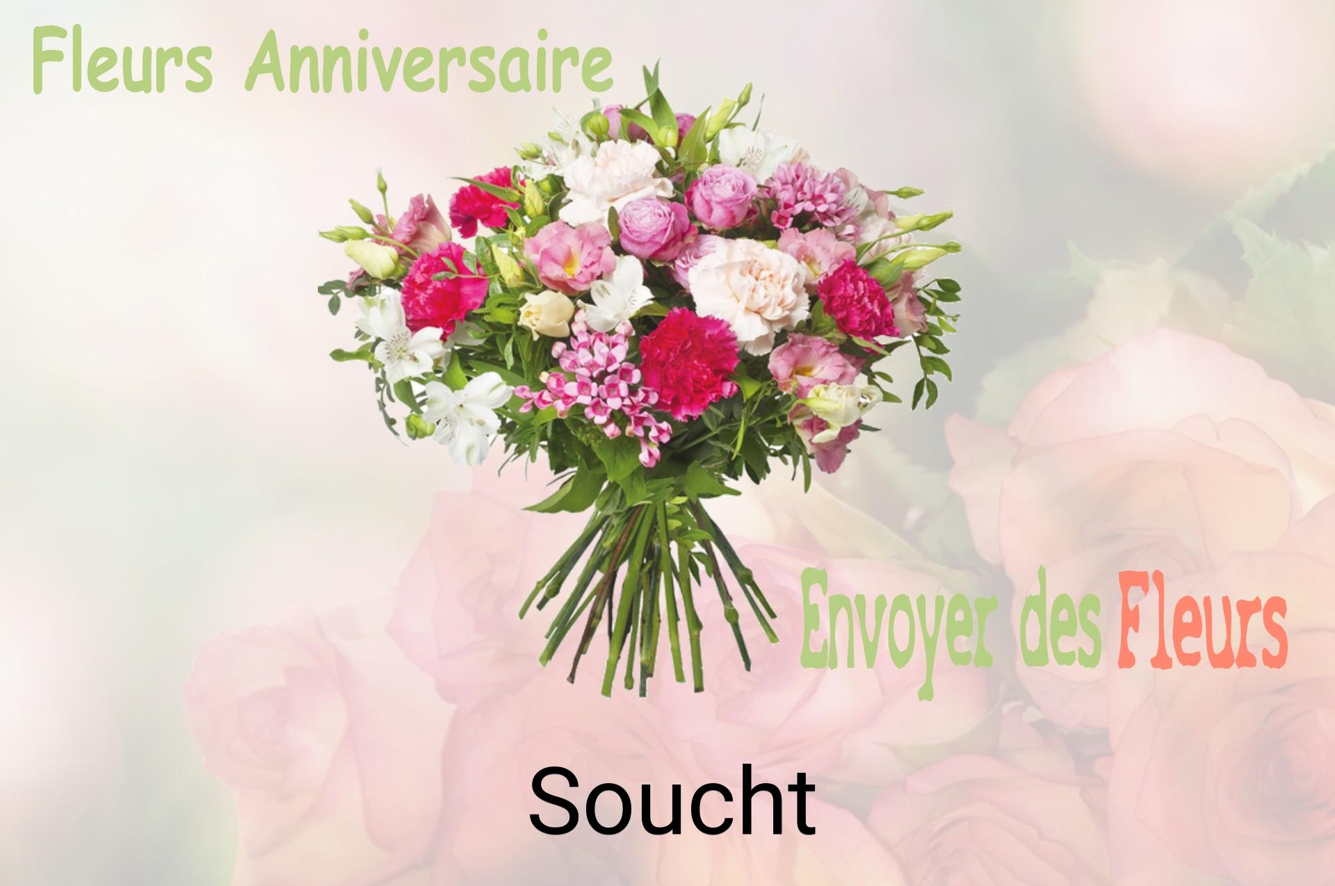Bouquet de fleurs d’anniversaire livré à Soucht